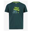 Cmp Kid T-Shirt M/M Verde Stampa Lime Junior Bimbo