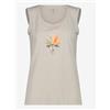 Cmp Woman Sleeveless Canottiera Avorio Stampa Donna