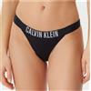Calvin Klein Jeans Calvin Klein Brazilian Black Slip Nero Donna
