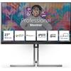 AOC Q27U3CV Monitor PC 68,6 cm (27") 2560 x 1440 Pixel 4K Ultra HD LCD Nero [Q27U3CV]