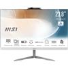 MSI Modern AM242 12M-632IT Intel® Pentium® Gold 8505 60,5 cm (23.8") 1920 x 1080 Pixel PC All-in-one 4 GB DDR4-SDRAM 128 SSD Windows 11 Pro Wi-Fi 6 (802.11ax) Bianco [MODERN 12M-632IT]