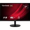 Viewsonic Monitor PC 27" 4K UHD 3840 x 2160 Pixel HDMI VGA Nero VG2708-4K