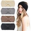 DRESHOW 4 Pezzi Fasce per Capelli Tessuto di Lana Turbante Fascia da Donna Invernale Accessori Cerchietti per Donna Ragazze