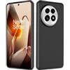 Heioloo Cover per Oneplus 13 5G Custodia Protezione [Anti-Caduta] Silicone Morbido TPU Cover Anti Impronta Phone Case, Anti-Antiurto, Anti-Scratch - Nero