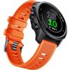 NotoCity Cinturino per Garmin Forerunner 158 Cinturino Ricambio Silicone, con Garmin Forerunner 245/645 Garmin Vivoactive 3 Bracciale, Arancione