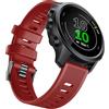 NotoCity Cinturino per Garmin Forerunner 158 Cinturino Ricambio Silicone, con Garmin Forerunner 245/645 Garmin Vivoactive 3 Bracciale, Rosso