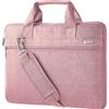 Voova Borsa porta PC Laptop Computer Notebook Portatile 17 17.3 pollici Protezione 360° con Tracolla Maniglia Compatibile con Macbook Dell Acer ASUS Samsung HP Microsoft Lenovo Rosa Donna