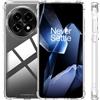zZjoOoj Custodia per OnePlus 13 Case con angoli di protezione antiurto per fotocamera, in TPU morbido Bezel PC Back Plate Drop Protection OnePlus 13 Case - Trasparente