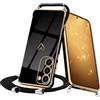 Keteen Cover per Samsung Galaxy S20 FE con Collana Custodia TPU Corda Carina motivo cuore Silicone Bumper Regolabile Staccabile Shock Antiscivolo Protettiva Custodia per Samsung Galaxy S20 FE, Nero