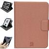 ZhaoCo Custodia Universale Staccabile per 6'' New Kindle 2024/2022, Kobo Nia/Clara 2E / Clara HD, Sottile Leggero Protettiva Cover Angoli di Visione Multipli - Rosa
