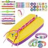 LURICO Kit per Braccialetti Ragazza, Braccialetti Amicizia Bambini, Kit Artigianali Bracciali Intrecciati Tessuto Braccialetto Fai da Te, Idee Regalo Bambina 6-12 Anni Compleanno