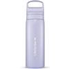 LifeStraw Go Series - Bottiglia con filtro dell'acqua a doppia parete senza BPA, isolata sottovuoto, in acciaio inox, da 500 ml, per viaggi e uso quotidiano, Provence Purple