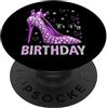 It's My Royal Birthday It's My Birthday Tacco Alto Corona Stelle Cuori B-Day Party PopSockets PopGrip Adesivo