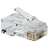 PremiumCord - Connettore RJ45 a 8 Poli per Cavi, Confezione da 100 Pezzi in Sacchetto