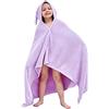 Hilmocho Asciugamano da Bagno con Cappuccio per Bambini Morbido Velluto di Corallo Caldo Asciugamano Doccia da Bagno Accappatoio Coperta per Ragazzi e Ragazze, 138x68CM