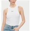 Pepe Jeans Marian White Canottiera Vogatore Costina Bianca Donna