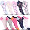 Calzificio Pezzini S.r.l. 10 Paia Jadea Calzini Bambina in Filo di Scozia - Fantasmini Bambini Happy Socks - 80% Cotone - Taglie Infanzia numero 19 a 37 - Età 2-10 Anni - Mini calze Bambi (IT, Numero, 19, 22, Multicolor)