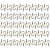 Kotkiddy 80 ganci a vite da 3 cm, ganci a vite, mini viti per viti per legno, ganci a vite per interni ed esterni (bronzo)