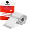 Phomemo M110 M120 M200 M220 M221 Carta Rotonda Trasparente 40x40mm(1.57"x1.57")