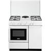 Delonghi Cucina a gas con forno DE'LONGHI SEW 8541 N EDM bianca L 86 x P 50 cm