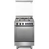 Delonghi Cucina a gas con forno DE'LONGHI DGX 64 LSG inox L 60 x P 60 cm