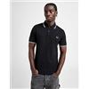 Fred Perry Twin Tipped Polo Shirt, Black