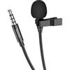 HOCO ORIGINALE MICROFONO L14 CONNETTORE JACK 3,5MM CON CLIP HIGH QUALITY CAPSULA BLACK