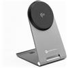 FORCELL FLIP CHARGE CARICABATTERIE WIRELESS CHARGER QI2 STAND 15W MAGNETIC BLACK PER IPHONE