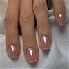 Kotkiddy 24 pezzi Press on Nails Corto Mandorla Finte Unghie Finte Design Unghie Finte Lucide Nude Unghie Artificiali
