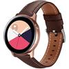 BYISYUE Pelle Cinturino per Garmin Venu 2 Plus/Venu Sq 2/Vivoactive 5/3, 20mm Sport Bracciali Cinturini di Ricambio per Garmin Forerunner 245/645 Music, Vivomove 3/Style/Luxe/HR
