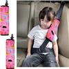 Furforstk copri cintura di sicurezza auto bambini 2 pezzi dinosauro copricintura auto bambini imbottitura cintura di sicurezza, Il design della fibbia fissa non si sposta (rosa dinosauro)