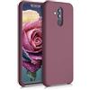 kwmobile Cover per Huawei Mate 20 Lite Custodia - Back Case per Smartphone in Silicone TPU - Protezione Gommata - vinaccia