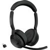 Jabra Cuffia con microfono Jabra 25599-999-899 cuffia e auricolare Wireless A Padiglione Ufficio Bluetooth Nero [25599-999-899]