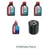 KIT TAGLIANDO MOTORE FUORIBORDO SUZUKI DF40-50-60 HP OLIO MOTUL FILTRO