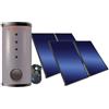 Sole - Pannello solare termico Sole 500 lt circolazione forzata da 10.56 mq per Tetto Piano e a Falde