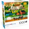Buffalo Games - Charles Wysocki - Ciao, vicino! - Puzzle da 1000 pezzi per adulti impegnativo puzzle perfetto per serate di gioco - 1000 pezzi Dimensioni finite è 26,75 x 19,75, Multi