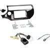 G.M. Production KIT MASCHERINA COMANDI VOLANTE PER MONITOR GPS RADIO 2 DIN PER KIA RIO DAL 2015