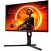 AOC Gaming 25G3ZM/BK - Monitor FHD da 24,5 240 Hz, MPRT da 0,5 ms, FreeSync Premium (1920x1080, HDMI 2.0 x 2, DisplayPort 1.2 x 1, Uscita cuffie (3,5 mm)) nero/rosso