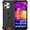 Blackview BV8900 Immagini Termiche Rugged Smartphone 10000mAh 16G+256GB Telefono