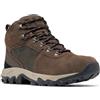 Columbia Newton Ridge Plus 2 Suede Wp, Scarponi da trekking alta Uomo, Cordovan/Spice, 40.5 EU