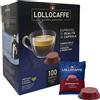 Lollo Caffe Capsule Lollo Caffè Miscela Classica Compatibili per Macchine A Modo Mio Lavazza