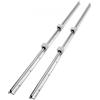 VEVOR Guida Scorrevole Lineare SBR20 per Cassetti 2 Pezzi Lunghezza 1500mm 4 Cuscinetti SBR20UU, Binario di Guida 2 Pz per Scorrimento per Cassetti Mobili in Acciaio al Carbonio Carico Statico 1370N
