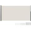 VEVOR Tenda Laterale Retrattile, Schermo Privacy Esterno Giardino Balcone Terrazza 180x350 cm, Frangivista Retrattile Poliestere 180g Impermeabile, UV30+ Paravento Divisorio per Cortile Balcone Beige