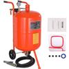 VEVOR Sabbiatrice ad Alta Pressione 75,7 L, Kit di Sabbiatura ad Aria 60-110 PSI, Serbatoio Abrasiva Portatile con 4 Ugelli in Ceramica Separatore Olio-Acqua per Rimuovere Vernice, Macchie, Ruggine
