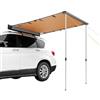 VEVOR Tendalino Laterale per Auto Retrattile 1,4x2 m, Tenda da Sole Retrattile PU3000 mm UV50+ Impermeabile, Tendalino Laterale/Posteriore per Camion SUV Furgoni Camper da Campeggio Escursione Viaggio