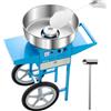 VEVOR Macchina per Zucchero Filato con Carrello 1000 W per Feste 1000 W Blu