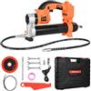 VEVOR Ingrassatore a Batteria Senza Fili, Pressione Massima di 55 MPa Ingrassatore Elettrica con Luce LED e Tubo, Batteria da 20 V e Grilletti a Velocità Variabile, per Lubrificare Veicoli o Macchine
