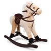 Small Foot 4101 Cavallo a dondolo Zottel small foot, in legno e tessuto, con effetti sonori (suono di zoccoli al galoppo e nitrito), dai 3 anni di età