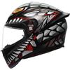 AGV CASCO INTEGRALE AGV HELMETS K1 S LYZARD NERO GRIGIO ROSSO OPACO TAGLIA XS S M L