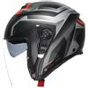 AGV CASCO MOTO JET AGV HELMETS IRIDES ZURIGO NERO OPACO GRIGIO TAGLIA S M L XL